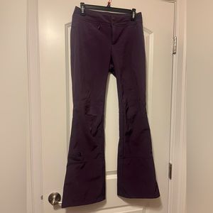 NorthFace women’s ski pants size 4 -eggplant color